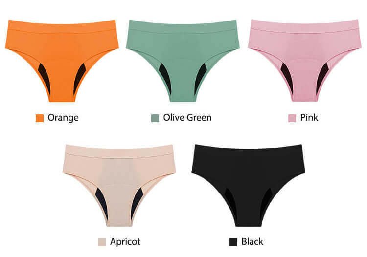 whloesale cotton spandex menstrual panties