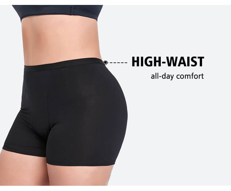 high waist culotte menstruelle bwoyshorts