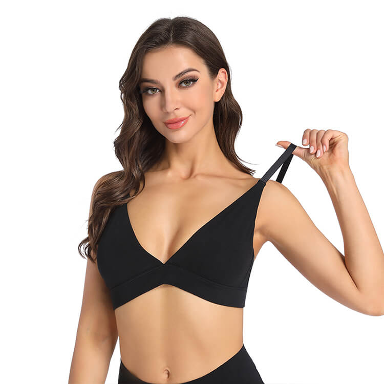 v-neck breast lift bra