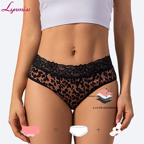 2023 Reusable Save Money With Eco Friendly Undies Teen Leak Proof Seamless Pack Black Organic Cotton Menstrual Panties Dropshipping