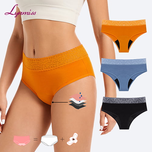 Wholesale OEM  4 Layer Colorful Leak-proof Lining Design Perfect Cut Plus Size Bamboo For Women Bragas Menstruales Plus Supplier