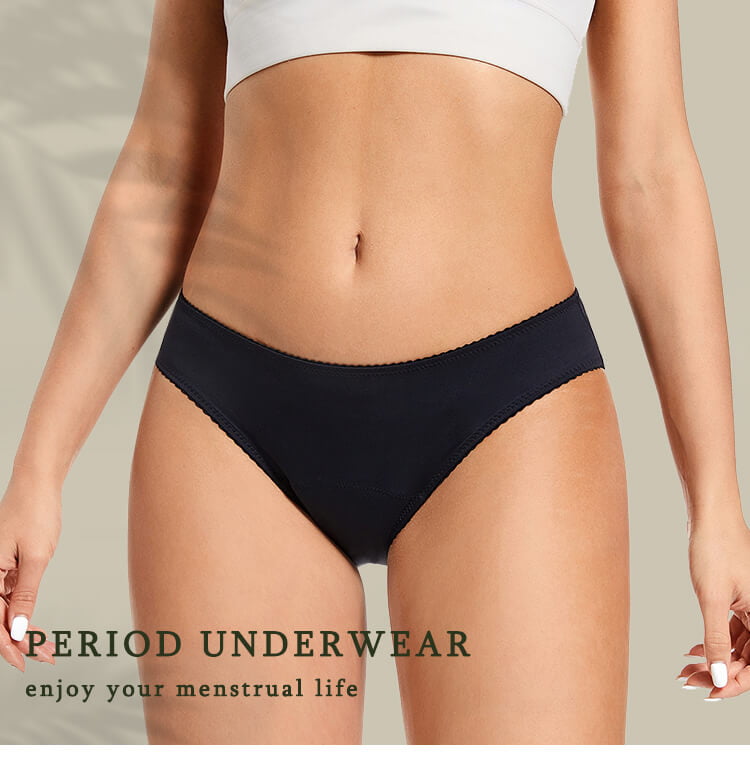 women bikini period panties