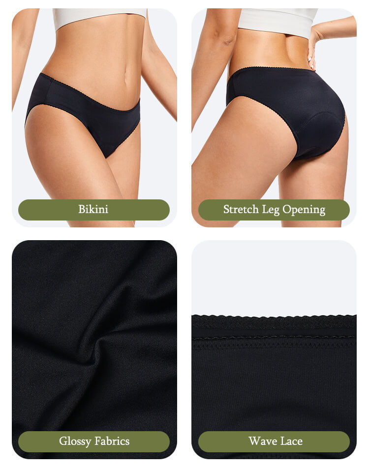 women bikini period panties