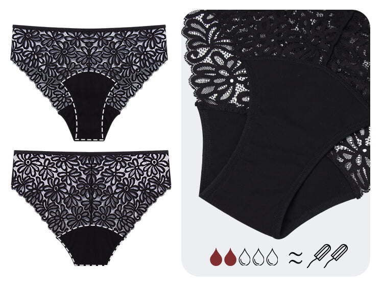 bamboo menstrual panties