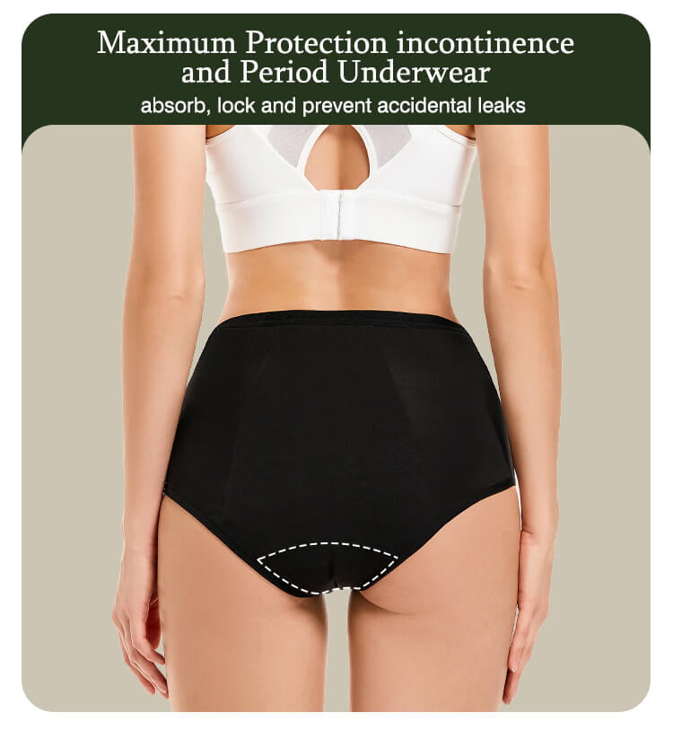 women's underwear for bowel incontinence women's leak proof panties women's leakage underwear