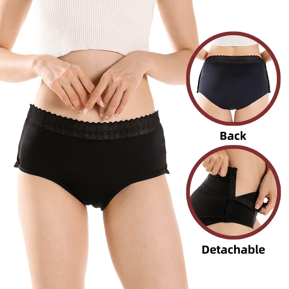 side detachable period panty