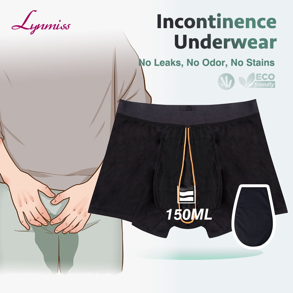 LY1888 Men Incontinence Underwear Leak Proof Underwear Boxer