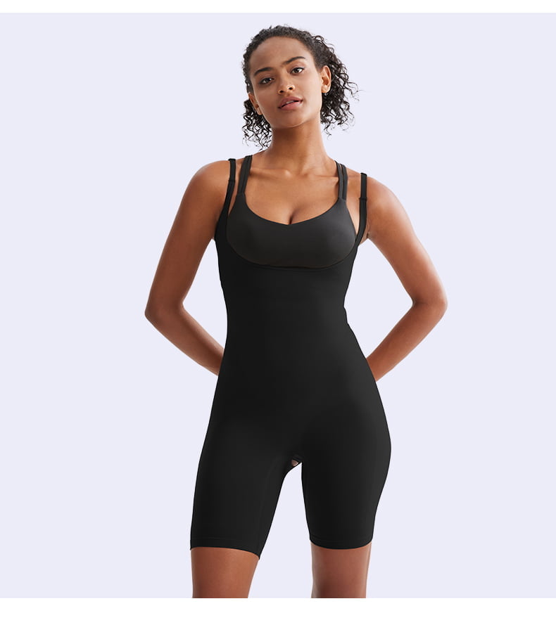 Open Bust  MID THIGH BODYSUIT SEAMLESS SHAPEWEAR FACTORY