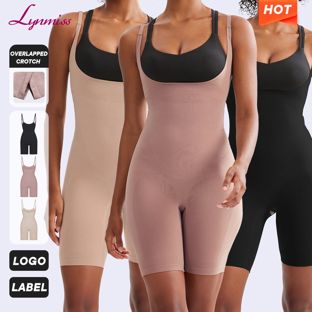 LYNMISS Open Bust  MID THIGH BODYSUIT SEAMLESS SHAPEWEAR FACTORY