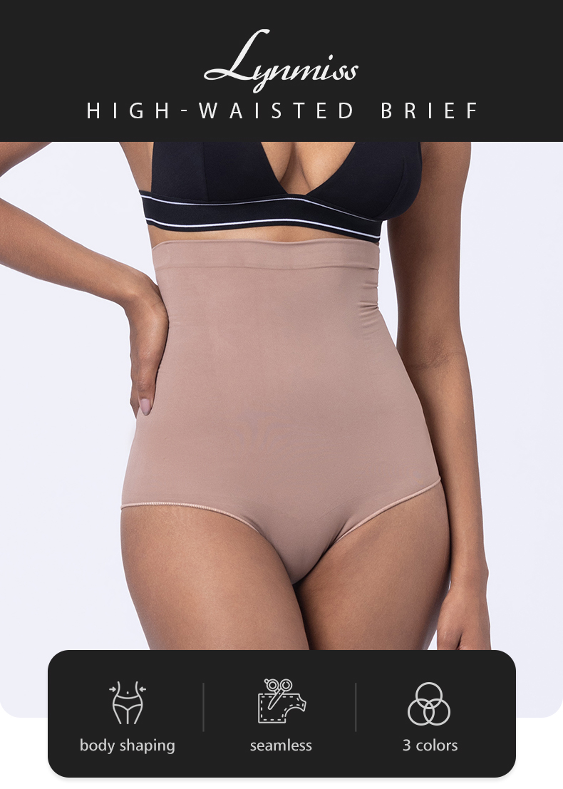 LYNMISS HIGH-WAISTED BRIEF　CONTROL PANTIES SHAPEWEAR BODYSUIT