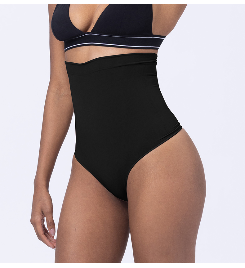 LYNMISS HIGH-WAISTED THONG CONTROL PANTIES SHAPEWEAR BODYSUIT