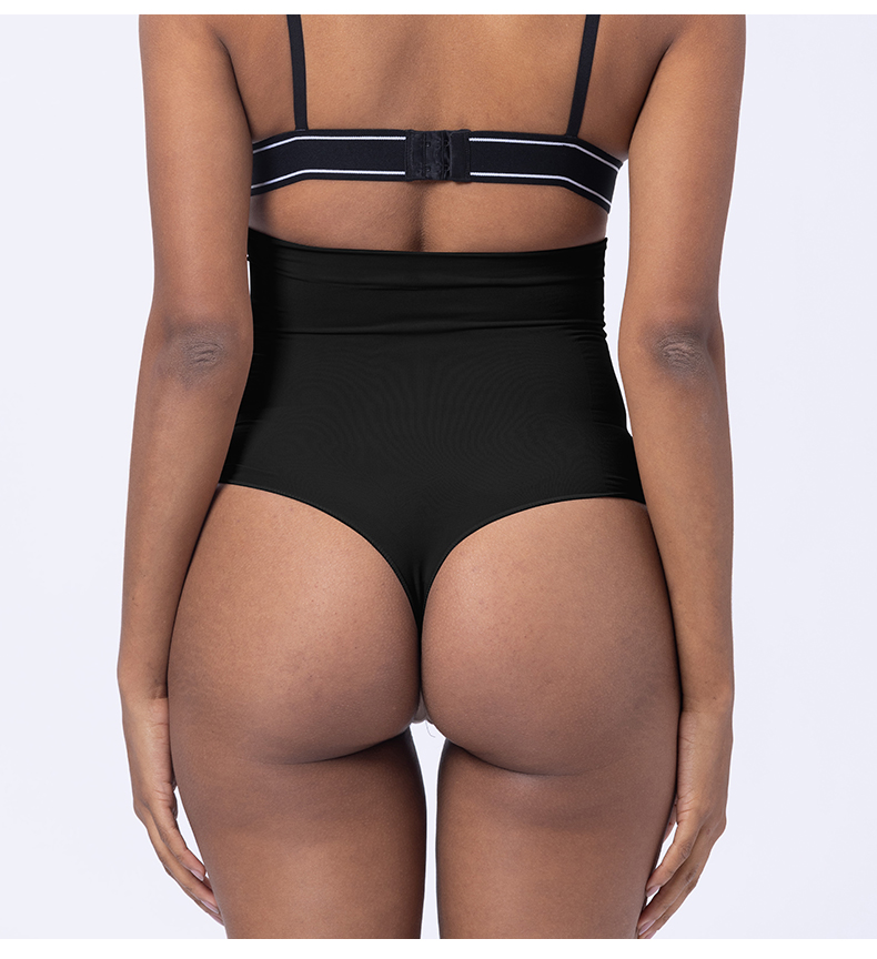 LYNMISS HIGH-WAISTED THONG CONTROL PANTIES SHAPEWEAR BODYSUIT