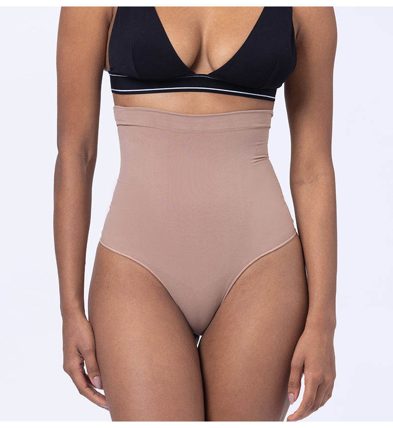 LYNMISS HIGH-WAISTED THONG CONTROL PANTIES SHAPEWEAR BODYSUIT