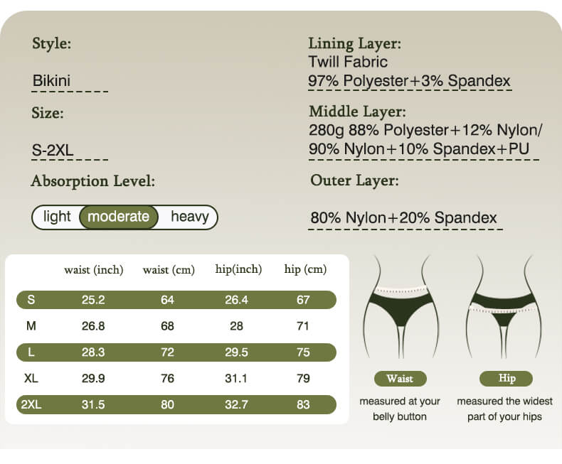 LY2021 Seamless Leakproof Period Panties Inc